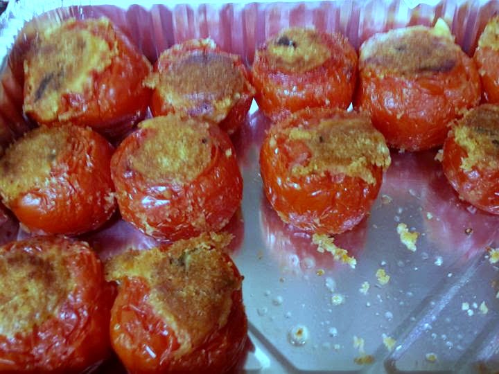 Pomodori ripieni gratinati in teglia